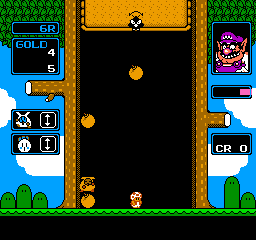 Wario's Woods gameplay screenshot